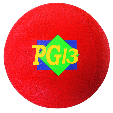 MARTIN SPORTS Martin Sports Playground Ball, 13", Red PG13R